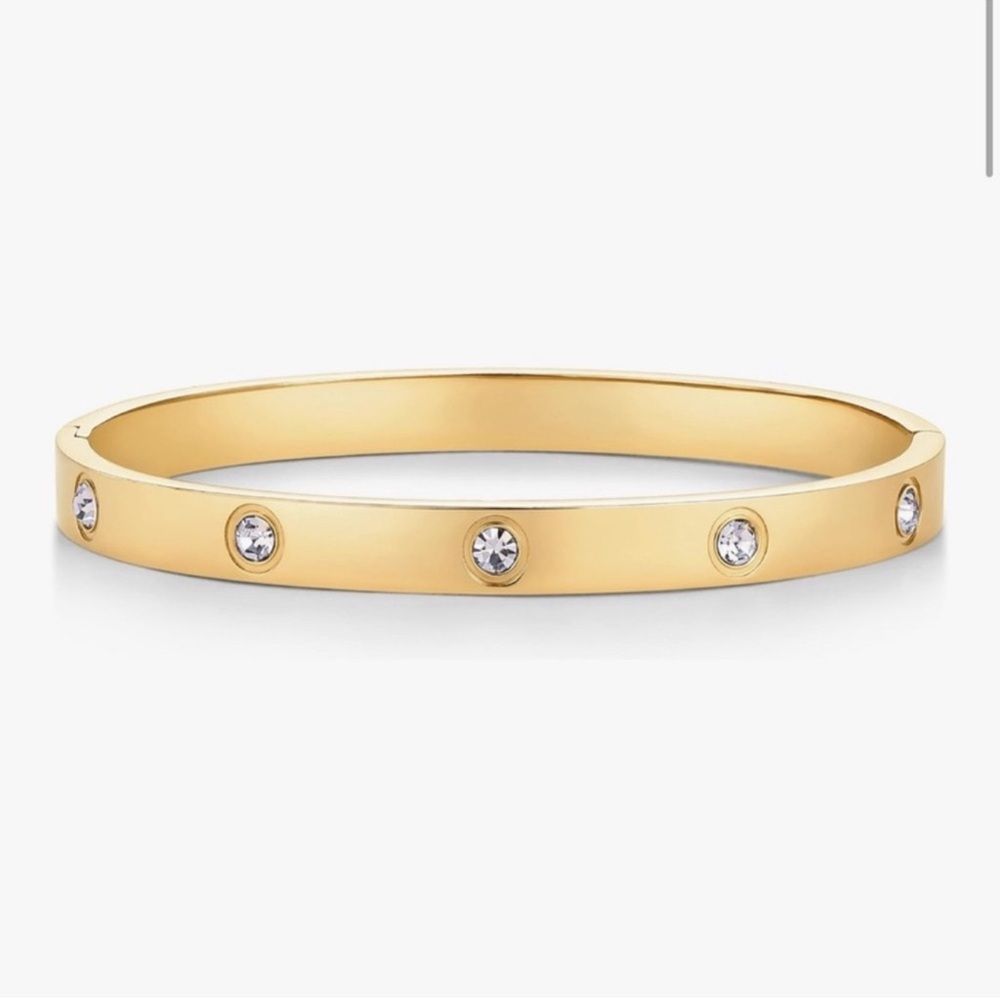 New 14k Gold Plated Cubic Zirconia Bracelet